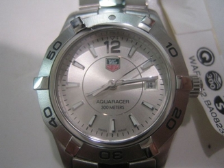 TAG HEUER ACUARACER WOMEN'S WATCH QUARTZ SAPPHIRE ALL S/S SWISS WAF1412.BA0823  7612533046160