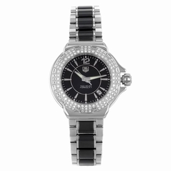 TAG Heuer Formula One WAH1214.BA0859 Steel & Ceramic Quartz Ladies Watch 787637396583