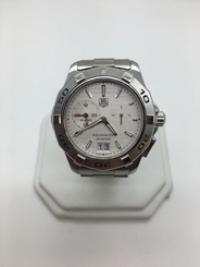 TAG HEUER AQUARACER WAP111Y.BA0831 STAINLESS STEEL WHITE DIAL QUARTZ MENS WATCH