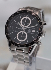 TAG HEUER --- Carrera Chronograph Stainless Steel Ref. CV2010.BA0786 Box Papers 760643083180