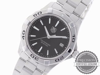TAG HEUER AQUARACER WAP1110 QUARTZ BLACK DIAL DIVER 300M WAP1110.BA0831 7612533051683