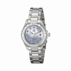 TAG Heuer Women's WAY1414.BA0920 Aquaracer Diamond-Accented Stainless Steel Watc