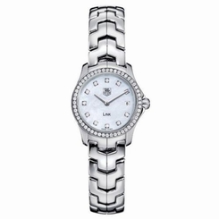 TAG Heuer Women's WJF1417.BA0589 Link Diamond Accented Bezel and Dial Watch