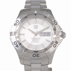 Pre-Owned Tag Heuer Aquaracer SS Day Date Men's Automatic Wristwatch WAF2011,MR