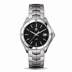 Tag Heuer Link WAT1110 Date Quartz Black Dial Watch NEW