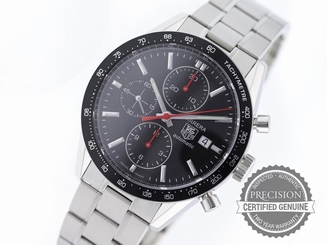 TAG HEUER CARRERA CV2014 AUTOMATIC CHRONOGRAPH BLACK CALIBRE 16 CV2014.BA0794 7612533040700