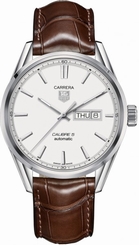 Tag Heuer Carrera Leather Automatic Mens Watch WAR201B.FC6291 683498427186