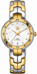TAG HEUER Link Gold Diamond AUTO Ladies Watch WAT2351.BB0957 - RRP ��5000 - NEW