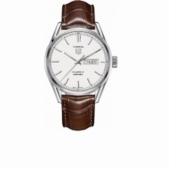 Jacob Time Inc WAR201B.FC6291 Tag Heuer Carrera Leather Automatic Mens Watch 683498427186