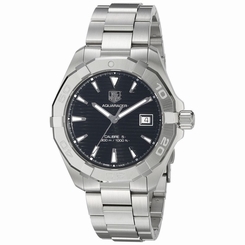 Tag Heuer WAY2110.BA0928 Mens Black Dial Analog Automatic Watch