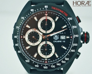 Tag Heuer Men's Formula 1 CALIBRO 16 44mm black titanium Chrono CAZ2011.FT8024 845960061148