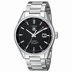 TAG Heuer Men's WAR2010.BA0723 Carrera Analog Display Swiss Automatic Silver Wat 683498426011