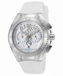 TechnoMarine TM-115005 Women's Cruise Dream Chronograph White Silicone and