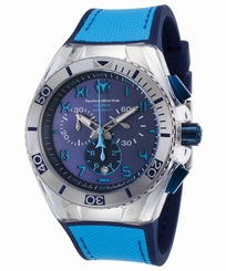 TechnoMarine TM-115069 Men's Cruise California Chrono Blue Silicone and
