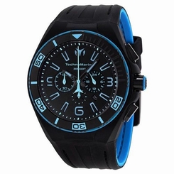 New Mens TechnoMarine 112003 Night Vision II Chrono Extra Blue Strap Watch 1665945147648