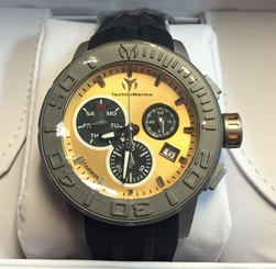 Technomarine TM-515005 "NEW 2016 COLLECTION" Reef 48mm Titanium Gold Swiss Watch