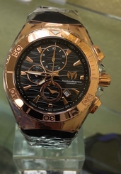 Technomarine TM115048 NEW 2016 COLLECTION Cruise Star Rose Gold/Black Dial Swiss
