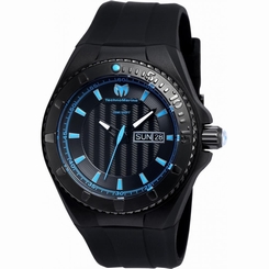 TECHNOMARINE MEN'S CRUISE 45MM SILICONE BAND STEEL CASE QUARTZ WATCH TM-115166