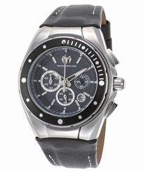 TechnoMarine TM-215036 Women's Manta Ray Chronograph Grey Genuine Leather and