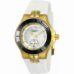  TECHNOMARINE WOMEN'S CRUISE DIAMOND 35MM SILICONE BAND QUARTZ WATCH TM-115398