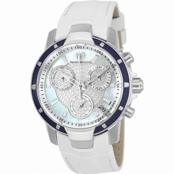 TECHNOMARINE WOMEN'S UF6 38MM LEATHER BAND PLASTIC CASE QUARTZ WATCH TM-615001