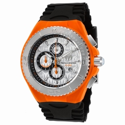 Technomarine Cruise TM-115194 Mens Silver Dial Watch with Silicone Strap