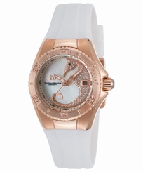 TechnoMarine TM-115208 Women's Cruise Dream White Silicone MOP Dial Crystal