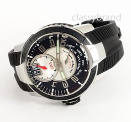 Technomarine UFR02 Retrograde UF Men's Watch, Black Carbon Fibre/Silver Dial