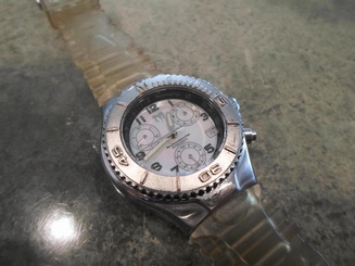 TechnoMarine TMC 20 ATM Tachymeter Chronograph Chrono Mother Pearl of Watch Dive