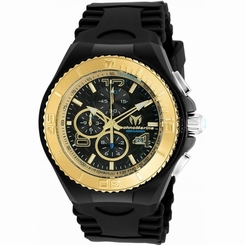 TECHNOMARINE MEN'S CRUISE 46MM SILICONE BAND STEEL CASE QUARTZ WATCH TM-115111