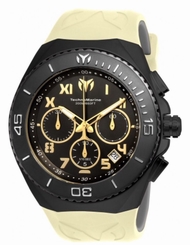 Technomarine TM-215070 Men's Ocean Manta Collection 48mm Black Dial Watch
