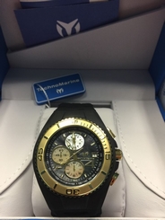 Technomarine TM-115353 Men's NEW Cruise Jellyfish Black with Gold Watch
