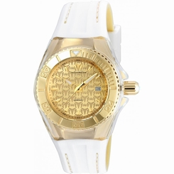 TECHNOMARINE WOMEN'S CRUISE 34MM WHITE SILICONE BAND QUARTZ WATCH TM-115156