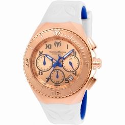 TECHNOMARINE MEN'S MANTA 40MM SILICONE BAND STEEL CASE QUARTZ WATCH TM-215077