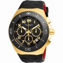 TECHNOMARINE MEN'S MANTA 48MM SILICONE BAND STEEL CASE QUARTZ WATCH TM-215066