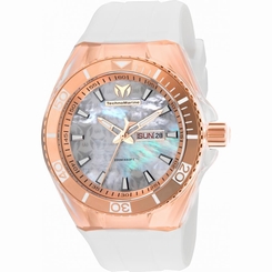 TECHNOMARINE MEN'S CRUISE 46MM SILICONE BAND STEEL CASE QUARTZ WATCH TM-115063