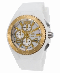 TechnoMarine TM-115263 Women's Cruise JellyFish Chrono White Silicone MOP