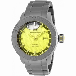 TECHNOMARINE MEN'S REEF 48MM GREY TITANIUM BRACELET AUTOMATIC WATCH TM-516001