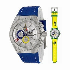 TechnoMarine Unisex 114023C Cruise Brazil "Tribute to Soccer" Interchangeable St