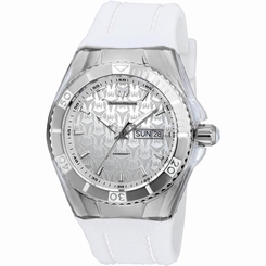TECHNOMARINE MEN'S TECHNOMARINE WHITE SILICONE BAND SWISS QUARTZ WATCH 115209