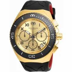 TECHNOMARINE MEN'S MANTA 48MM SILICONE BAND STEEL CASE QUARTZ WATCH TM-215067