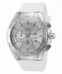 TechnoMarine TM-115215 Men's Star Cruise Chrono White Silicone SS Case