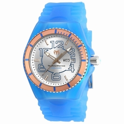 TECHNOMARINE MEN'S TECHNOMARINE BLUE SILICONE BAND SWISS QUARTZ WATCH 115146