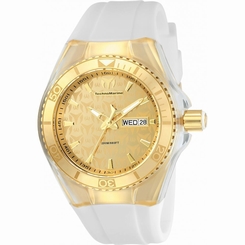 TECHNOMARINE WOMEN'S CRUISE 40MM WHITE SILICONE BAND QUARTZ WATCH TM-115022