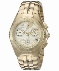Mens Ladies TechnoMarine Cruise Dream Gold Stainless Chronograph Watch TM-115091