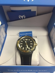 Technomarine TM-515007 Men's Sun Reef Black & Gold Swiss Watch