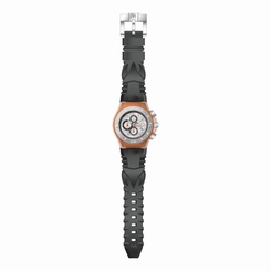 TECHNOMARINE MEN'S TECHNOMARINE SILICONE BAND STEEL CASE QUARTZ WATCH 115194
