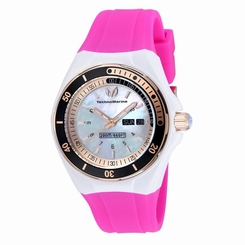 TECHNOMARINE WOMEN'S TECHNOMARINE PINK SILICONE BAND SWISS QUARTZ WATCH 115120