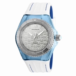 TECHNOMARINE MEN'S TECHNOMARINE WHITE SILICONE BAND SWISS QUARTZ WATCH 115154