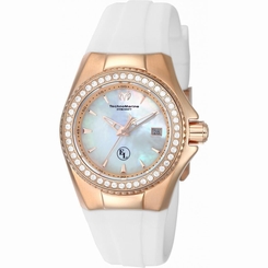 TECHNOMARINE WOMEN'S EVA LONGORIA 30MM SILICONE BAND QUARTZ WATCH TM-416011